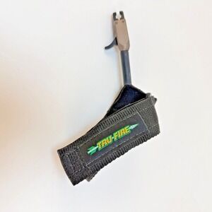 Tru-Fire Patriot Junior Youth Archery Release Aid Black Hook & Loop Strap